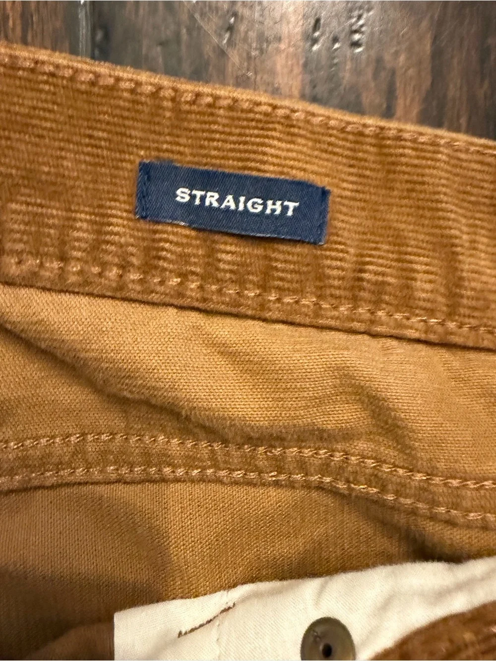 J. Crew Men's Corduroy Pants in Camel Brown 36x30